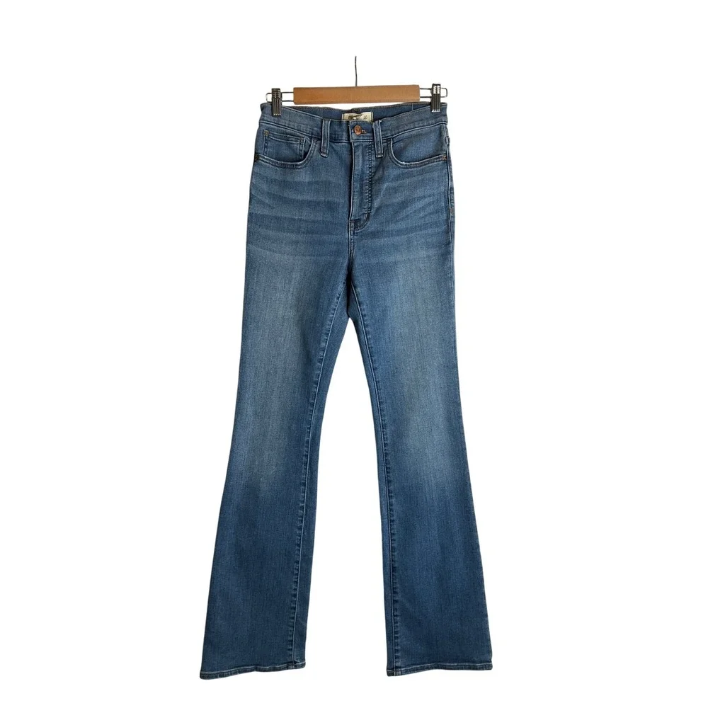 Madewell Roadtripper Skinny Flare Blue Stretch Casual Classic Western Boho 27